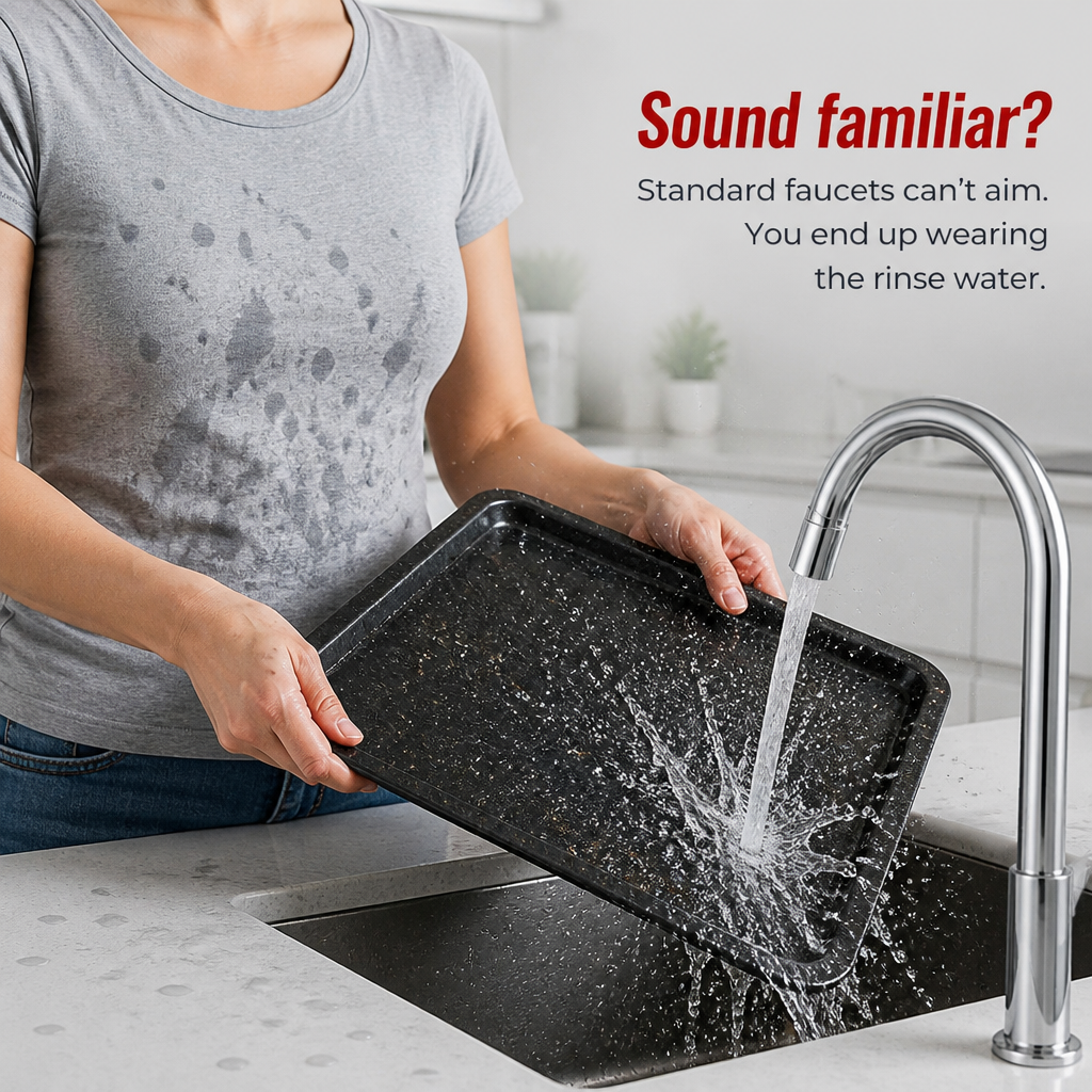 StreamMaster Pro™ — Stop the Splash and Reach Every Corner of Your Sink