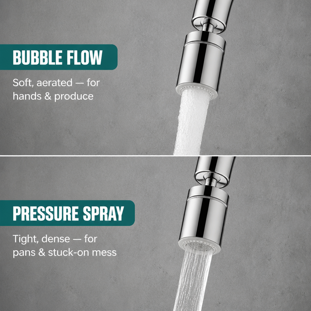 StreamMaster Pro™ — Stop the Splash and Reach Every Corner of Your Sink