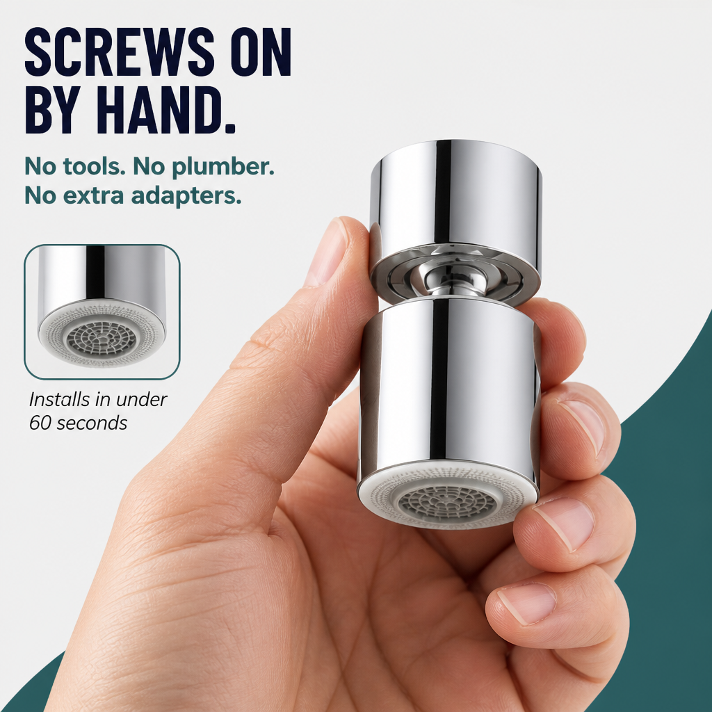 StreamMaster Pro™ — Stop the Splash and Reach Every Corner of Your Sink