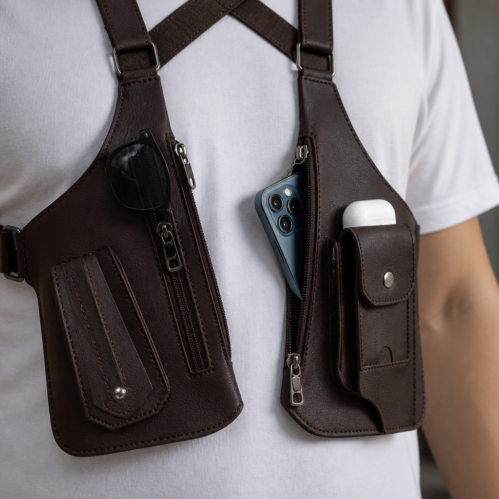VigilGear™ – Hidden Underarm Anti-Theft Holster Bag with X-Back Straps