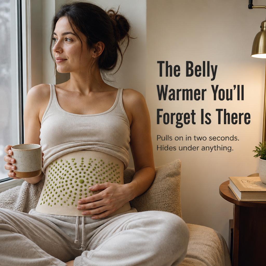 VivantaWrap™ — Wrap Your Belly in Mugwort Warmth, Skip the Cords and Bulk