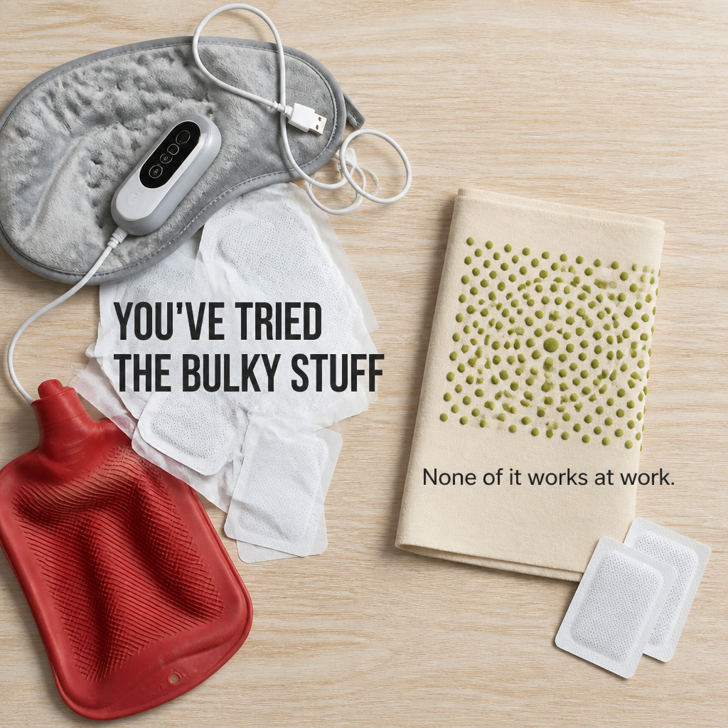 VivantaWrap™ — Wrap Your Belly in Mugwort Warmth, Skip the Cords and Bulk