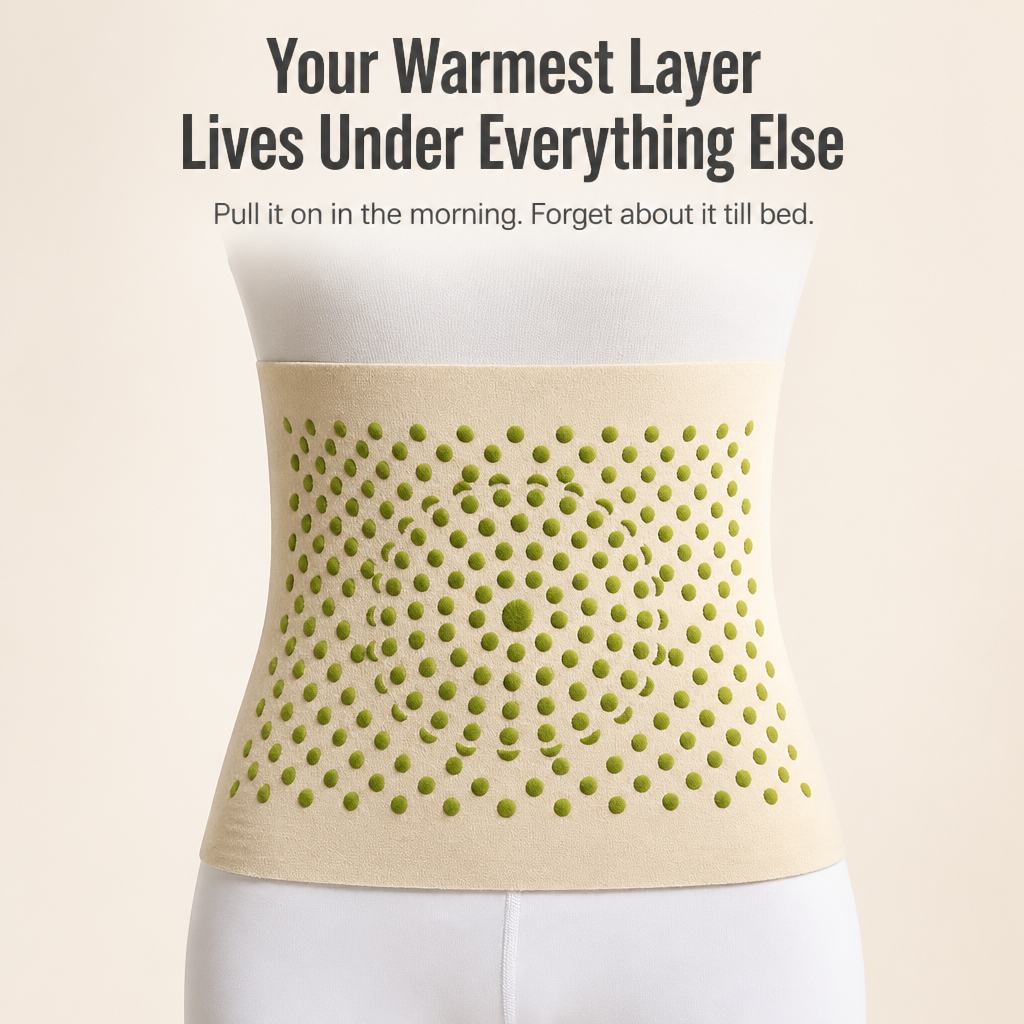 VivantaWrap™ — Wrap Your Belly in Mugwort Warmth, Skip the Cords and Bulk