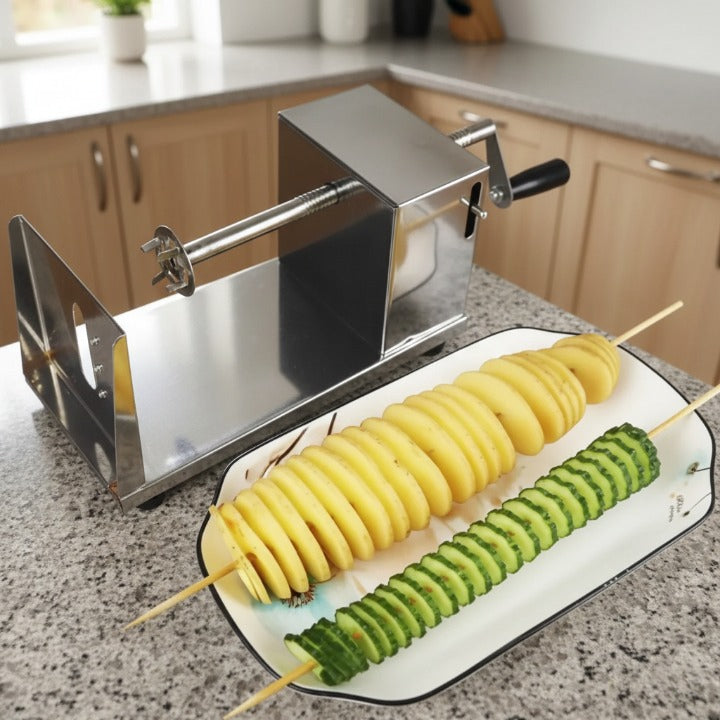 Spiral Vegetable Slicer - Create Artistic Masterpieces in Seconds!