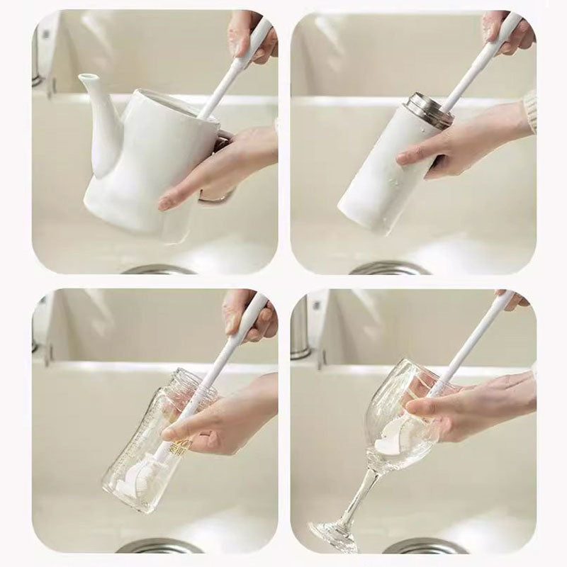 Cleaning Brush | Extended Handle | Soft Bristles | CupClean