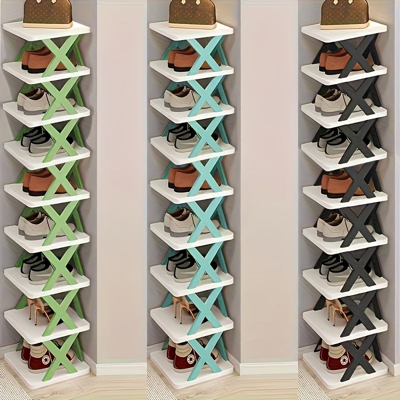 Narrow Shoe Tower Storage Rack