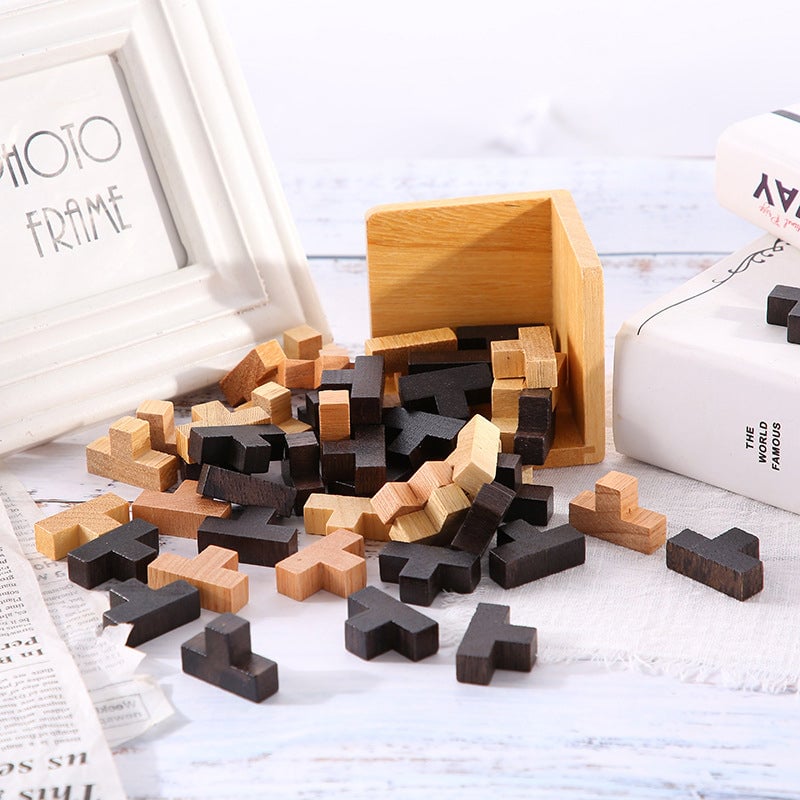 Wooden Puzzle Game – Sharpen Your Mind with Challenging Riddles