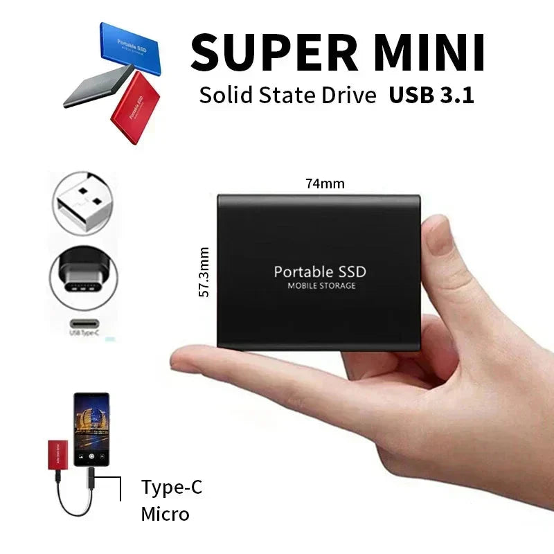 128GB SSD Flash Drive - Secure Your Data Quickly and Worry-Free