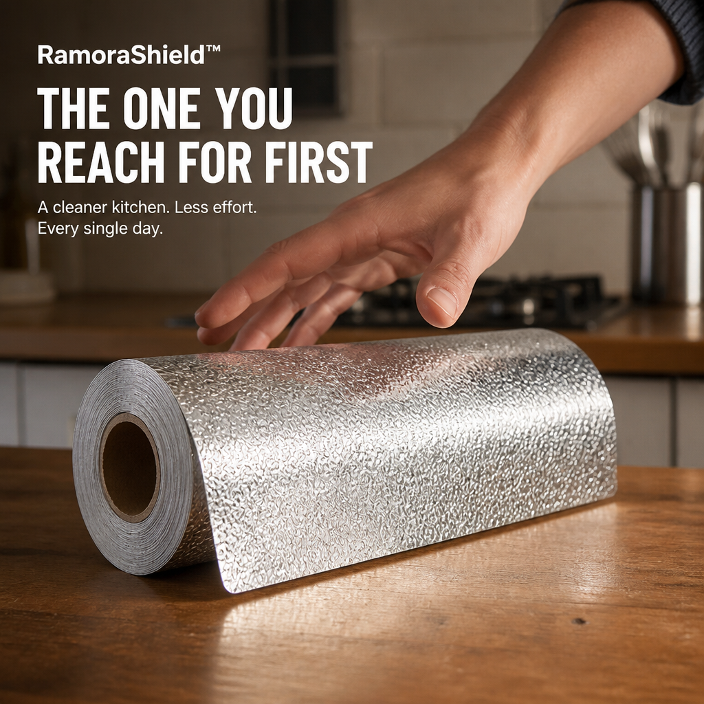 RamoraShield™ — Make Grease Vanish and Love Your Spotless Kitchen Every Day