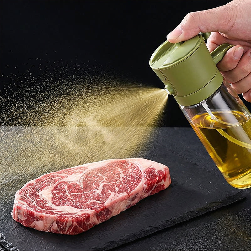 Dual Oil Sprayer for Precise Control – Healthier Cooking Creations