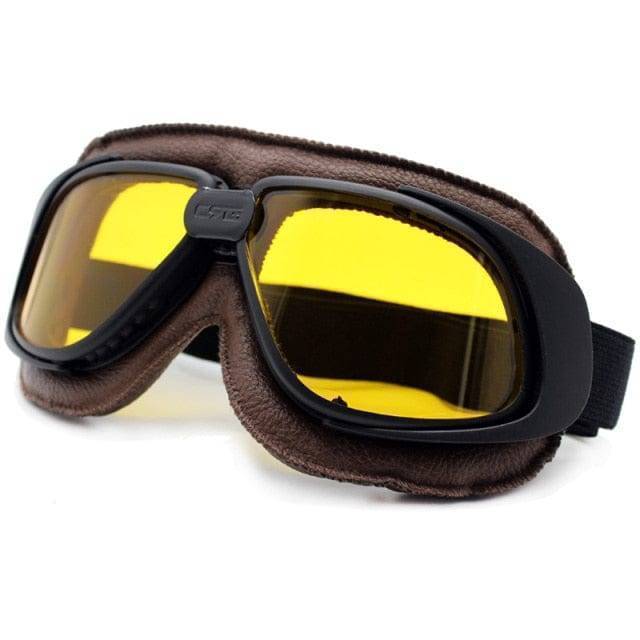 Vintage Motorcycle Goggles for Pilots