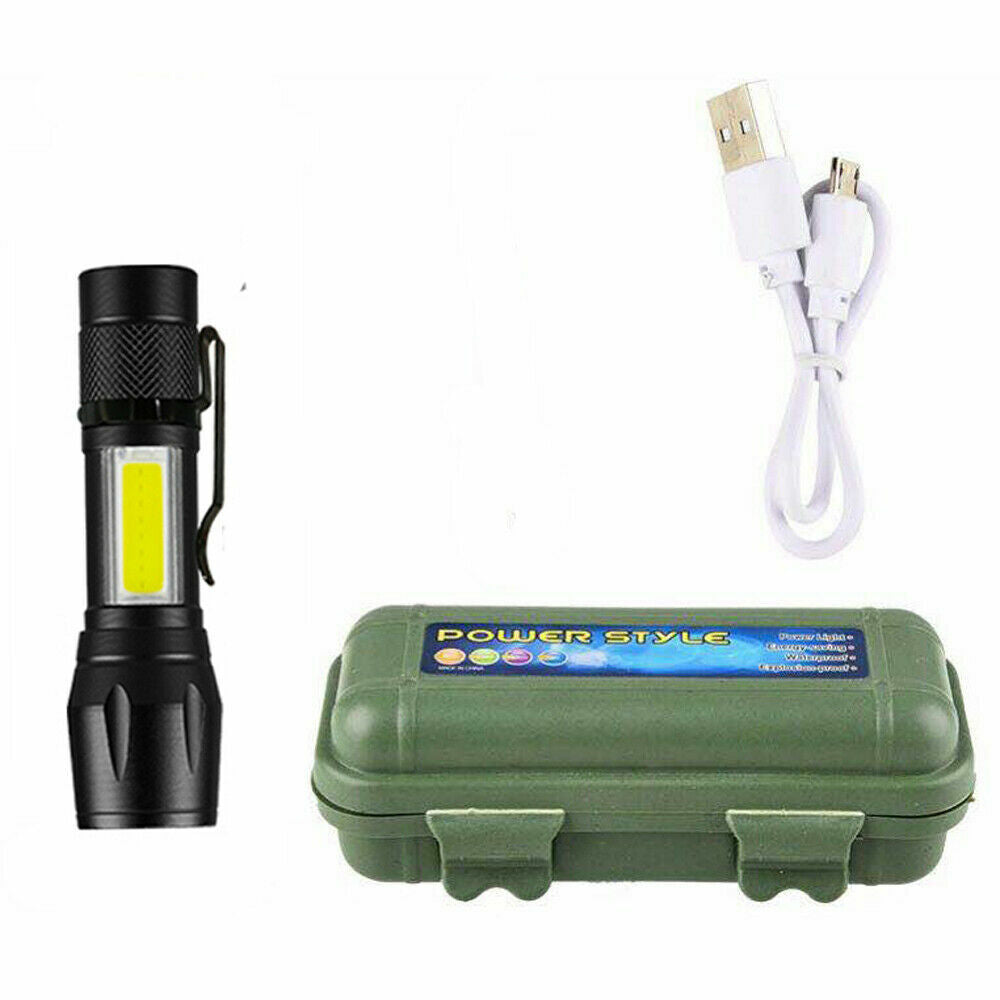 Rechargeable Tactical Flashlight with 900 Lumens β Compact Design