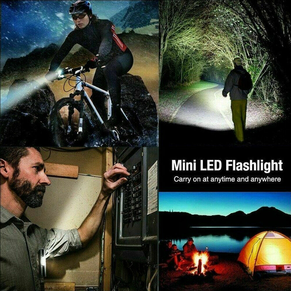Rechargeable Tactical Flashlight with 900 Lumens β Compact Design