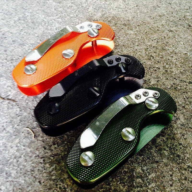 Lightweight Folding Keychain Organizer in Compact Aluminum