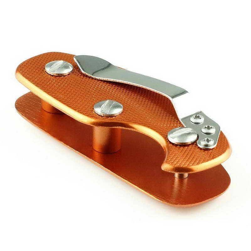 Lightweight Folding Keychain Organizer in Compact Aluminum