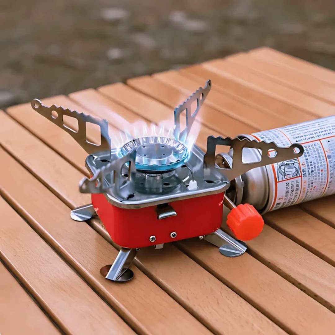 Portable Folding Gas Cooker for Camping and Outdoor Use