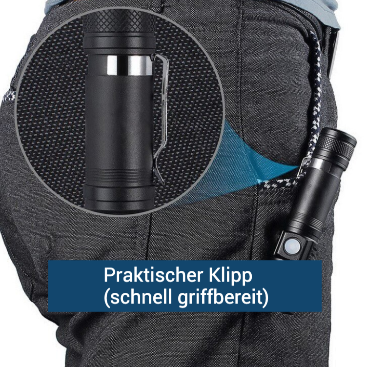 LED Flashlight S160 - Compact and Portable Design