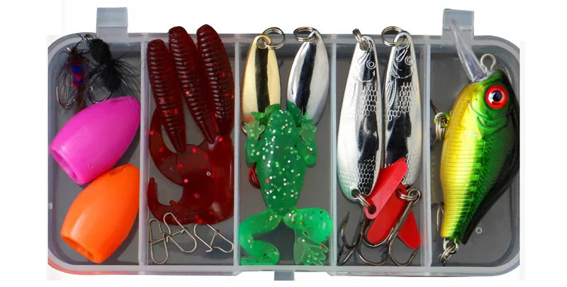 Comprehensive Fishing Bait Set for Freshwater and Saltwater