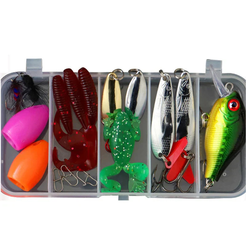 Comprehensive Fishing Bait Set for Freshwater and Saltwater