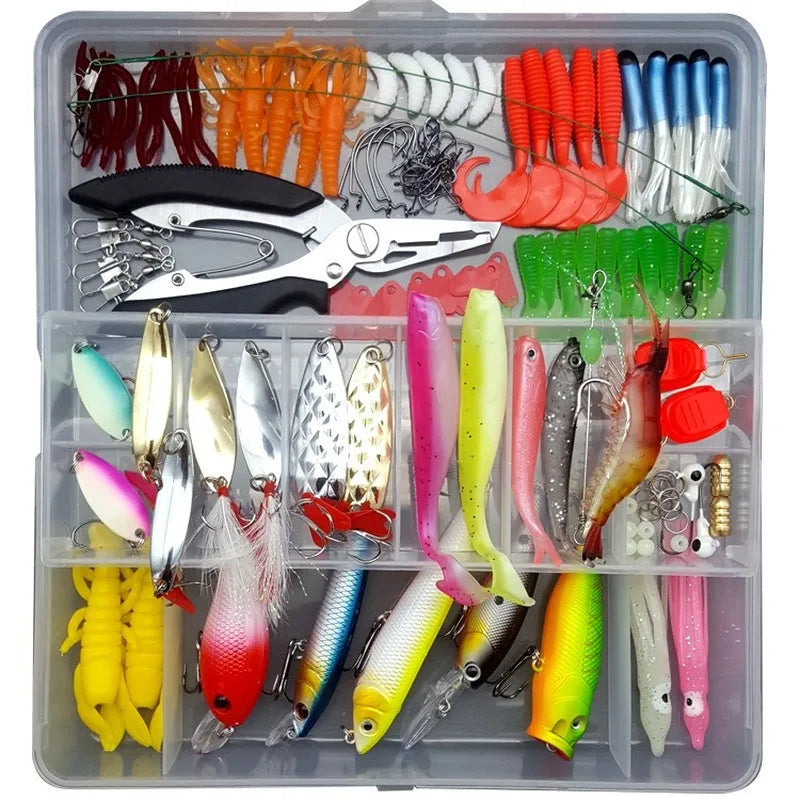 Comprehensive Fishing Bait Set for Freshwater and Saltwater