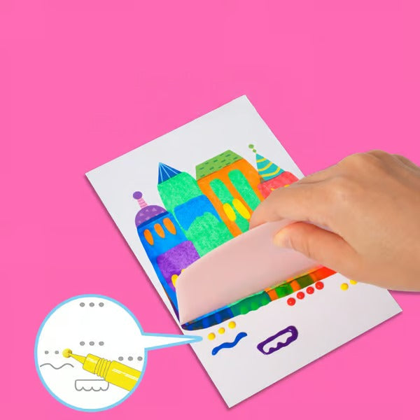 Magical Children's Scraper and Painting Kit - Creative Fun Without the Mess