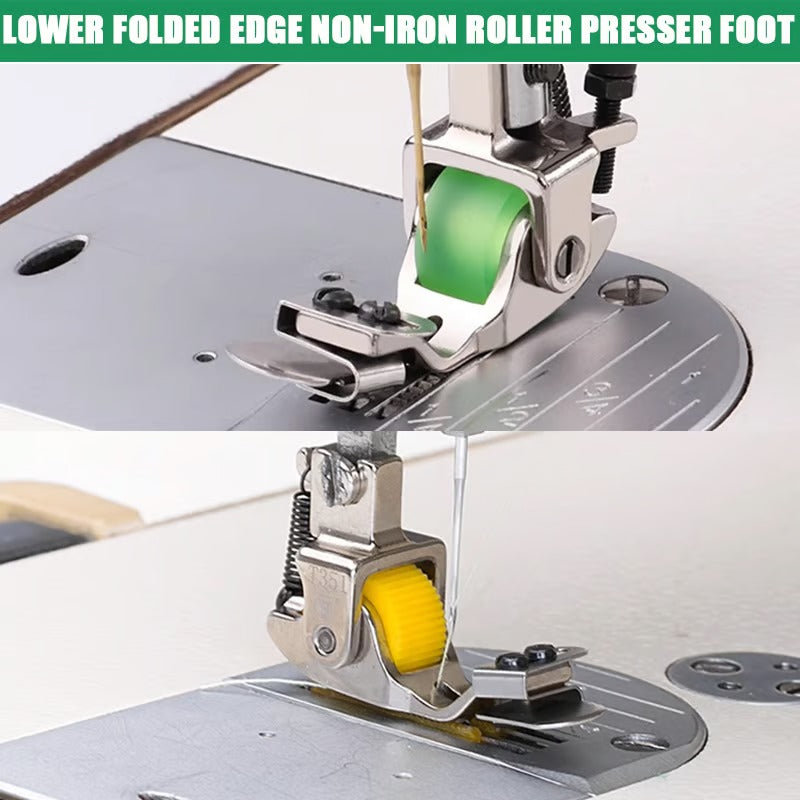 1+1 Free | Versatile Roller Foot for Sewing Machines - Adjustable for Perfect Hems