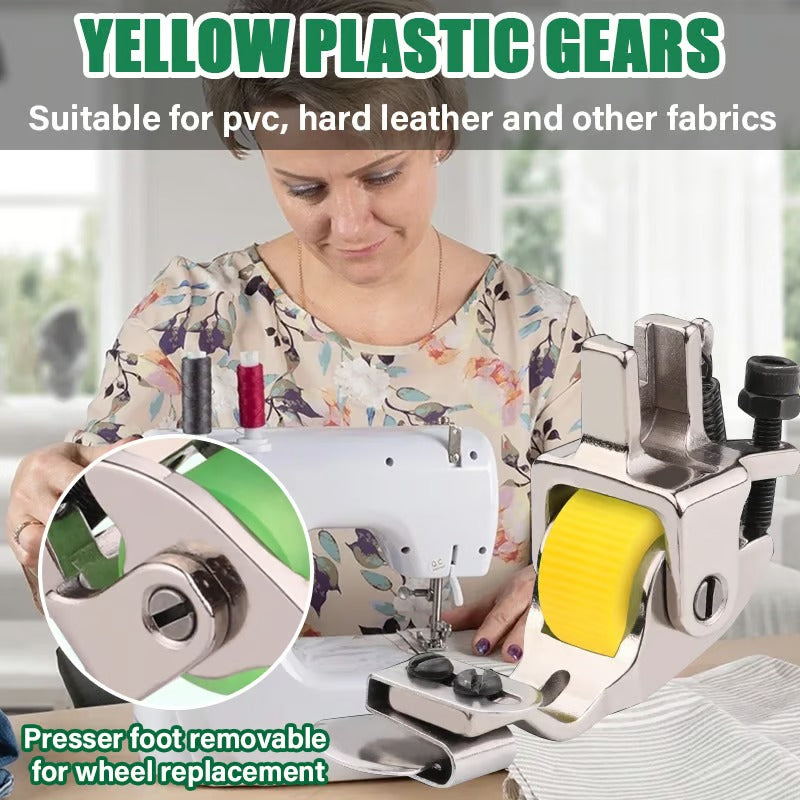 1+1 Free | Versatile Roller Foot for Sewing Machines - Adjustable for Perfect Hems