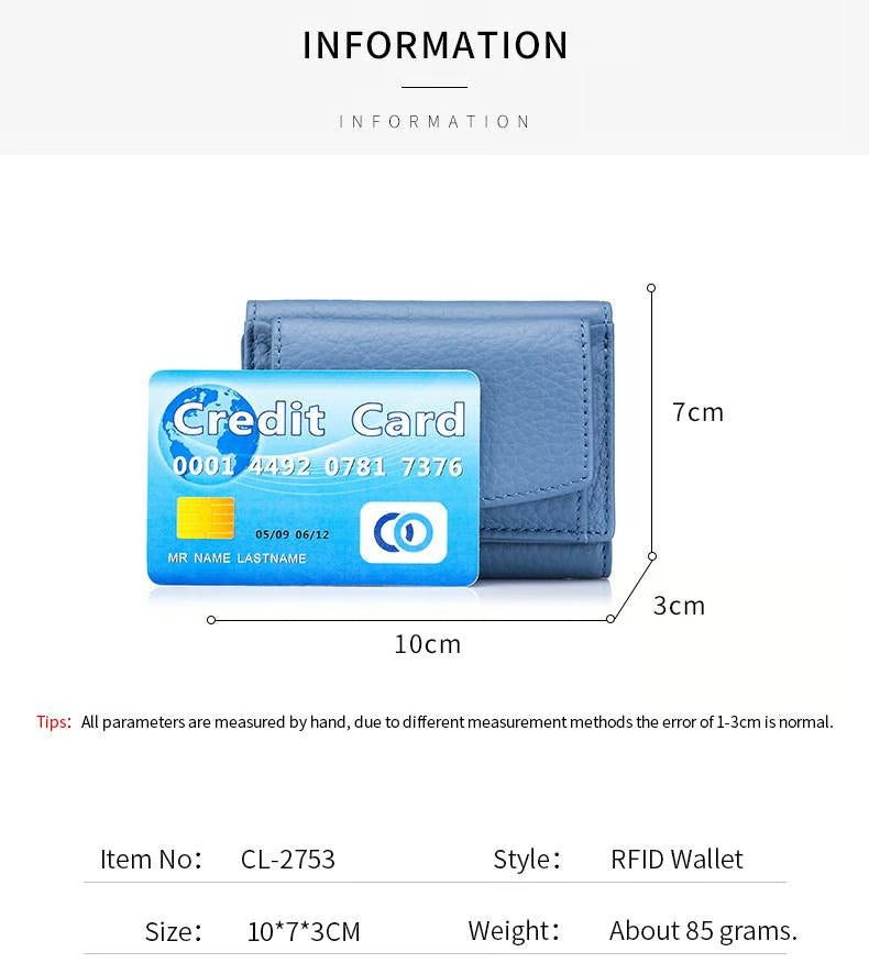 RFID Blocking Leather Wallet – Stylish, Compact and Safe