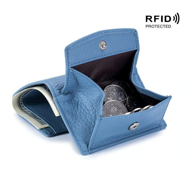 RFID Blocking Leather Wallet – Stylish, Compact and Safe