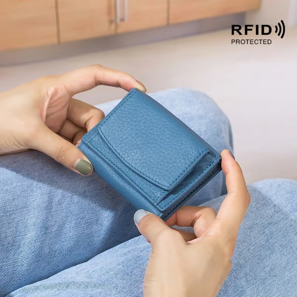 RFID Blocking Leather Wallet – Stylish, Compact and Safe