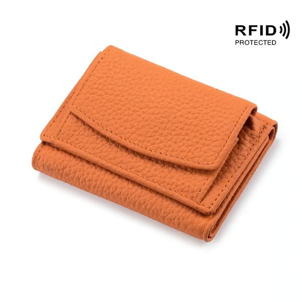 RFID Blocking Leather Wallet – Stylish, Compact and Safe
