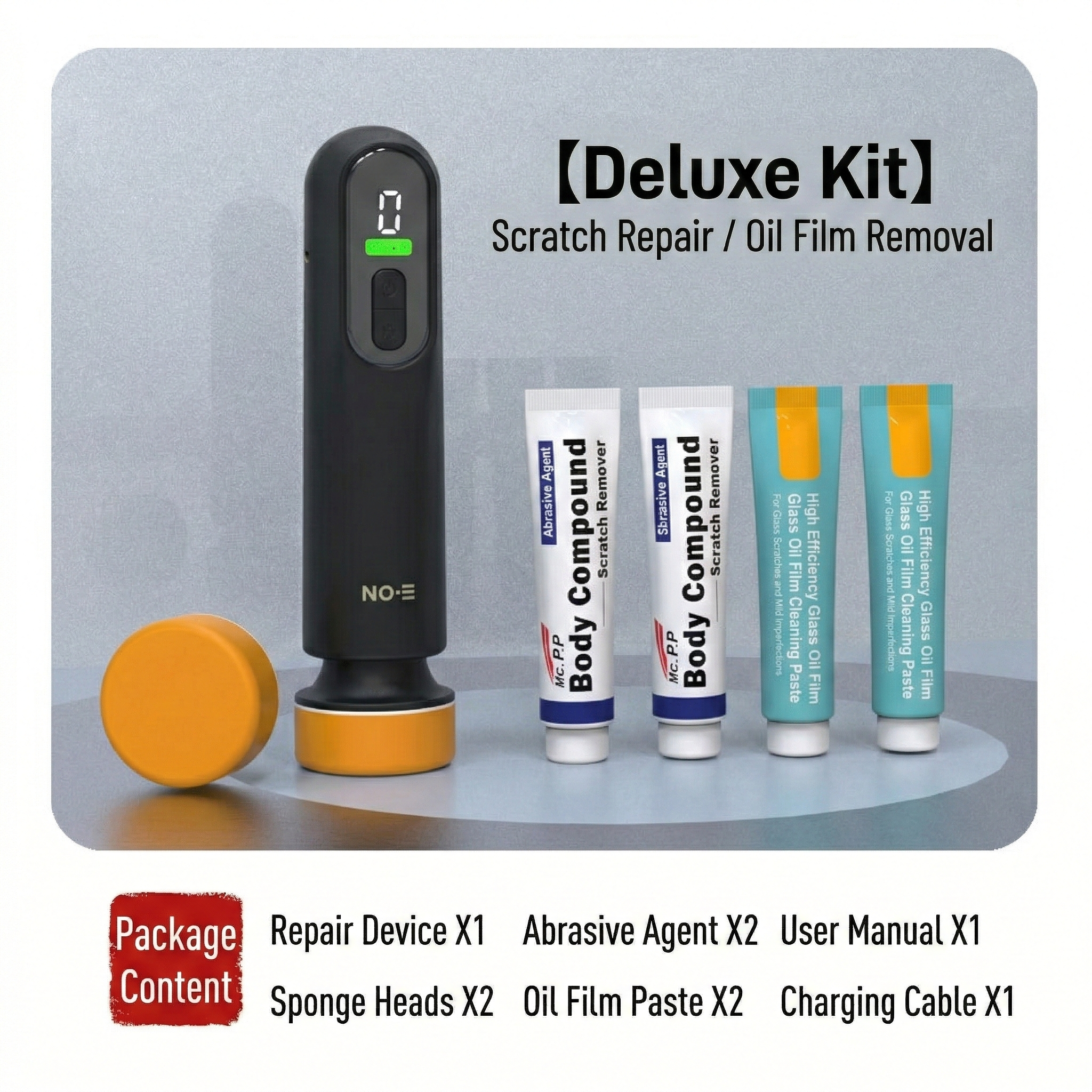 Mini Buffer Kit with Cordless Design and 3-Speed Settings