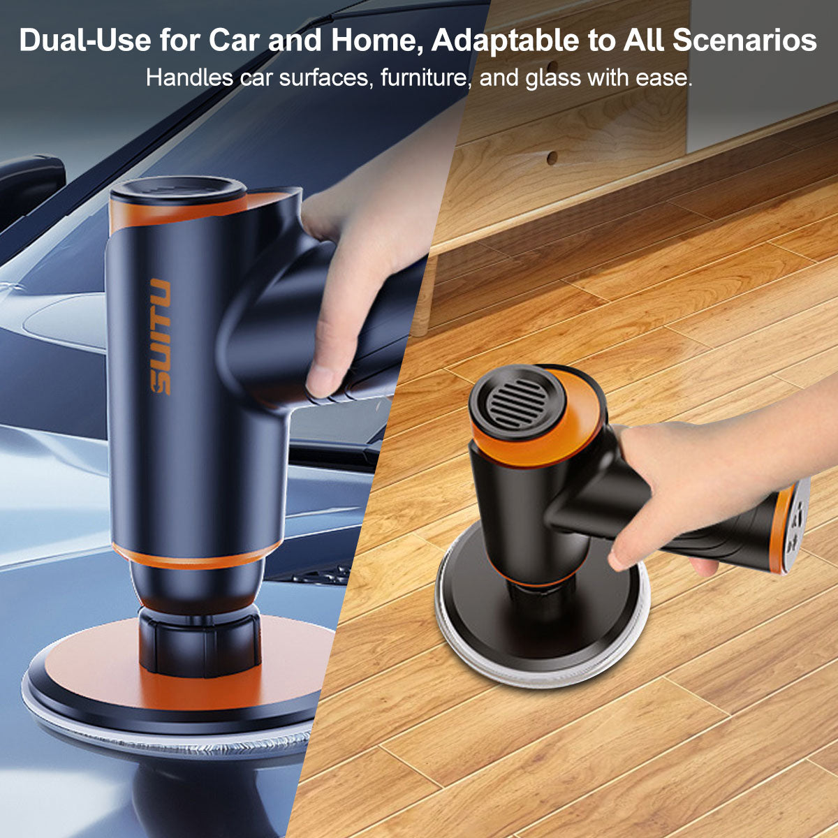 Portable Cordless Car Polishing Kit - Efficient and Strong