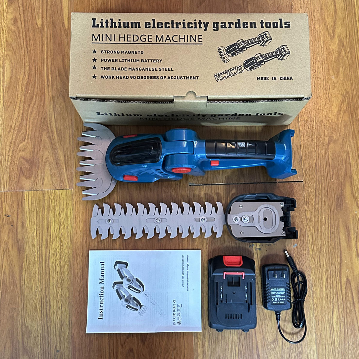 Compact Battery-Powered Hedge Trimmer