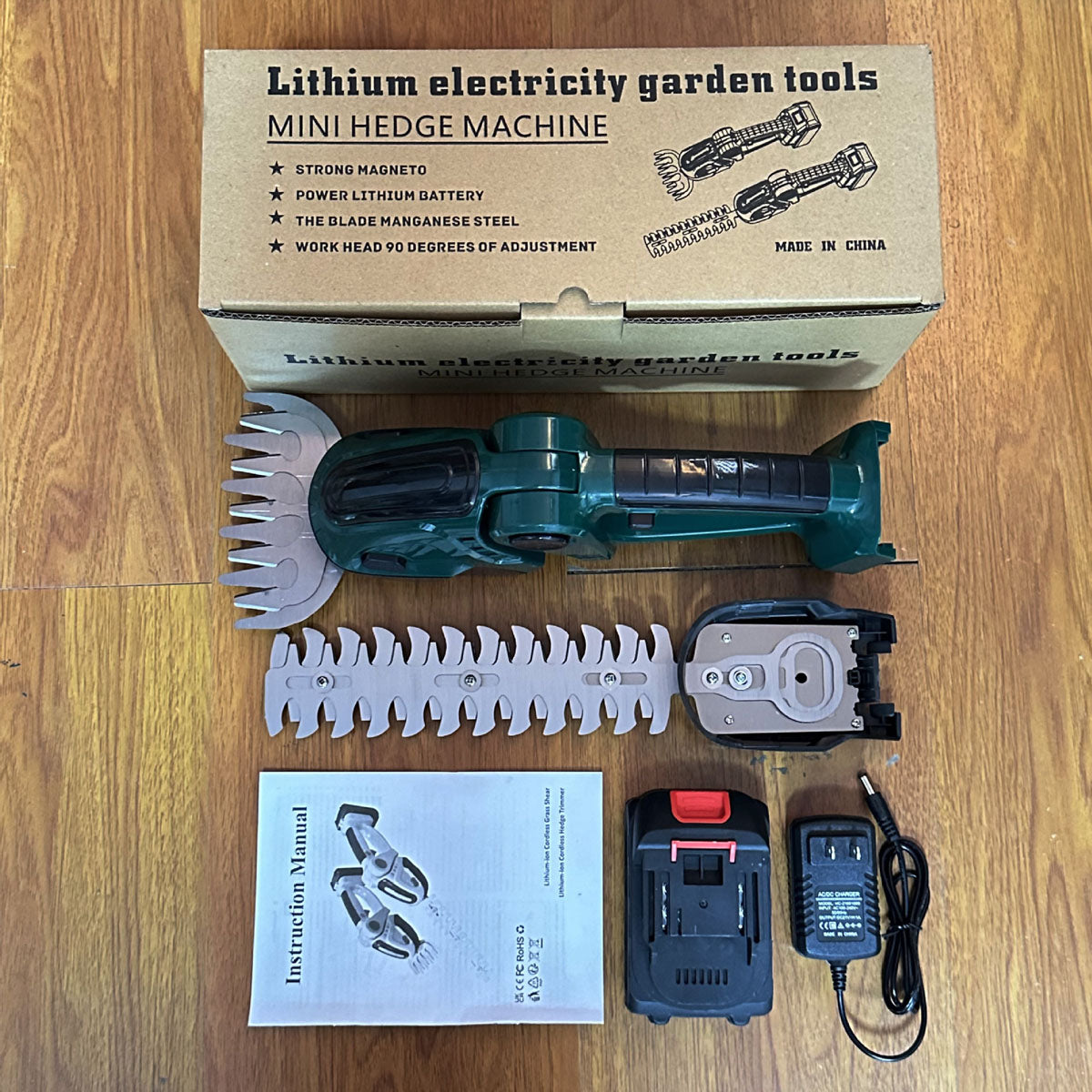 Compact Battery-Powered Hedge Trimmer