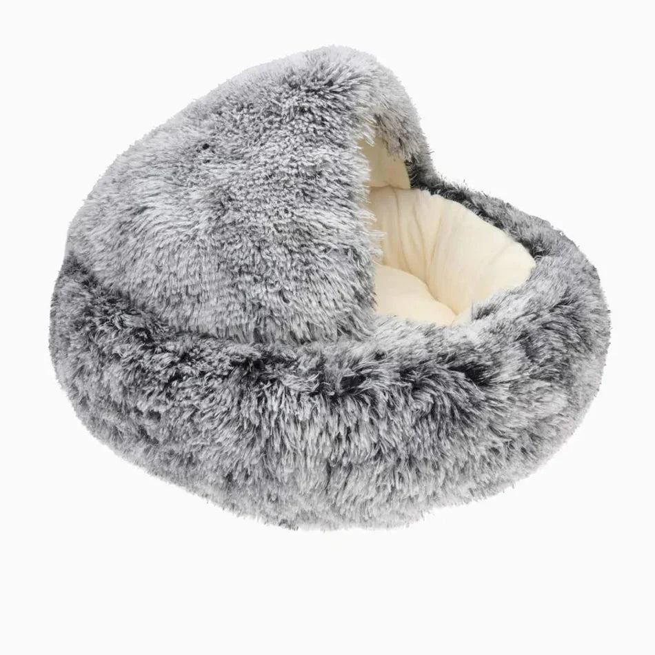 Calming Pet Bed for Dogs and Cats - Cozy Nest for Anxious Animals