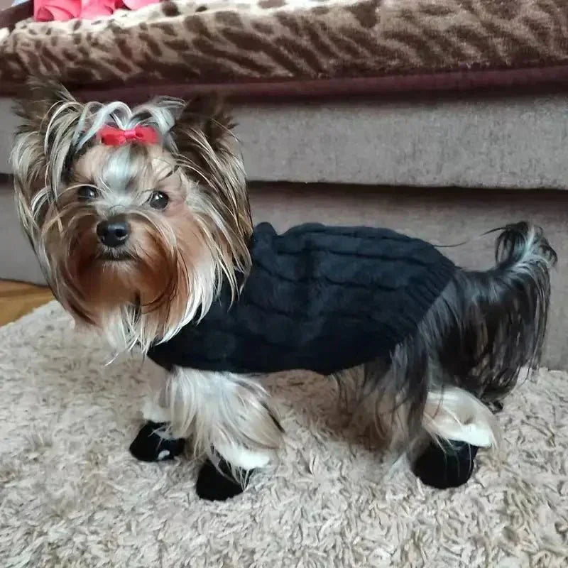 Waterproof Dog Boots with Non-Slip Traction for Winter Protection
