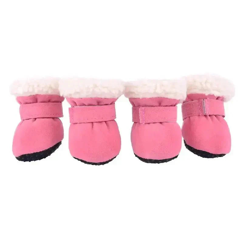 Waterproof Dog Boots with Non-Slip Traction for Winter Protection