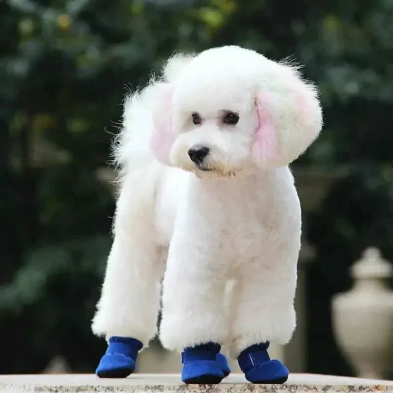 Waterproof Dog Boots with Non-Slip Traction for Winter Protection