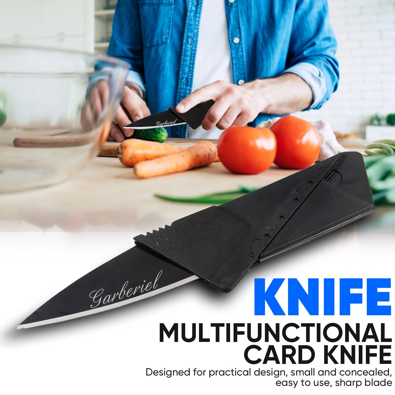 Compact Daily Carry Knife in Credit Card Size