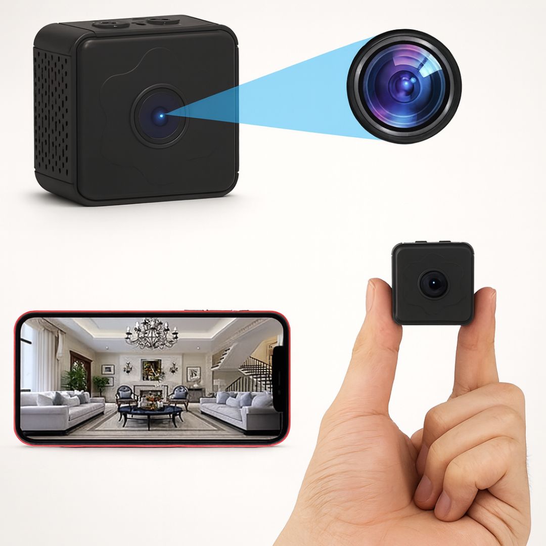 Compact Camera | Remote Live Viewing | Night Vision with Motion Sensors | SafeOrbit