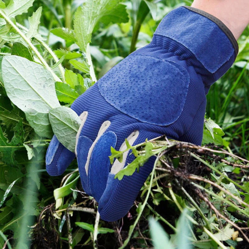 Thorn-Guard Garden Gloves | Reinforced Palm & Thumb Protection | Breathable Fabric | GardenGrip