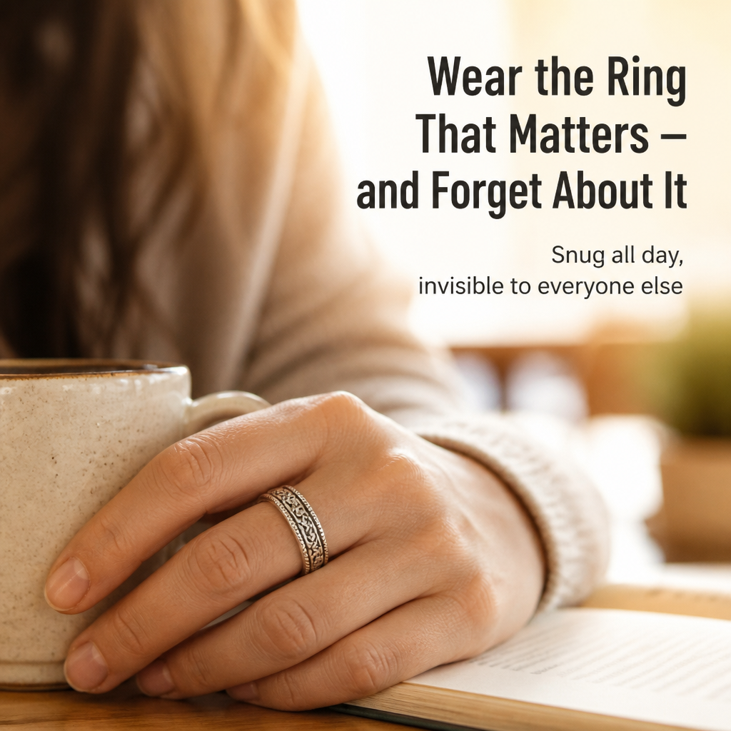 AuraFit™ RingMate — Stop Your Rings Spinning, Sliding & Falling Off in Seconds | 2-Pack Available