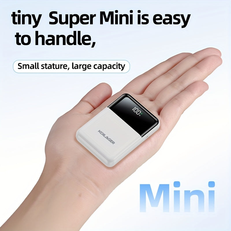 Mini Power Bank 10000mAh with Display