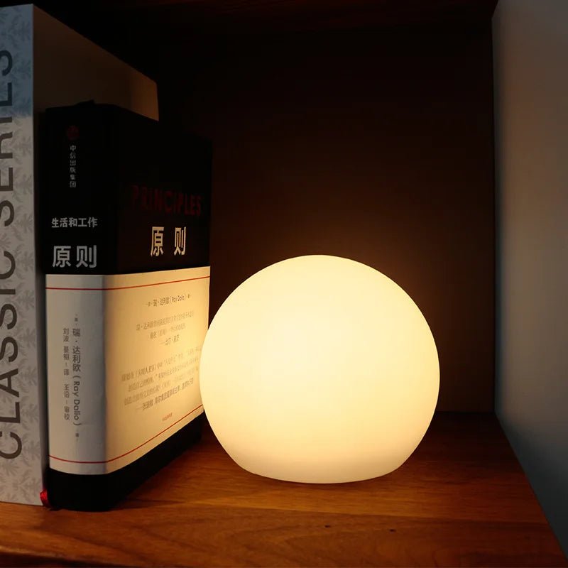 LED Sphere Lamp with 16 Color Options and Remote Control