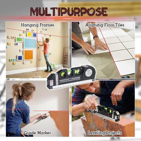 Laser Level Tool for Straight Lines - Easy to Use Like a Pro