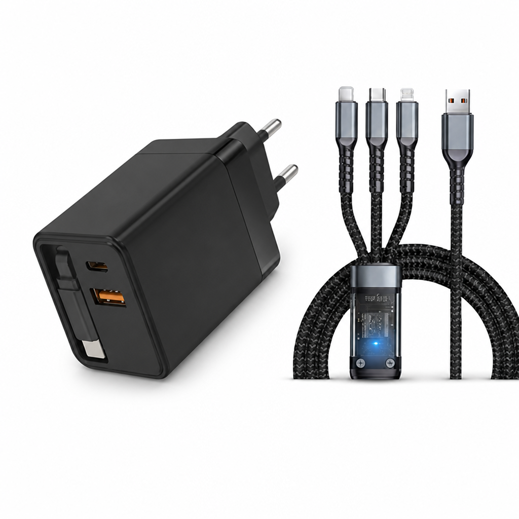VoltixPro™ — Power Your Devices Instantly Without the Tangled Mess