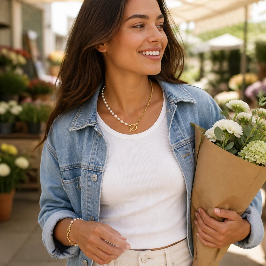 SolaraFlair™ Necklace and Bracelet set — Unleash a Radiance That Commands Every Room