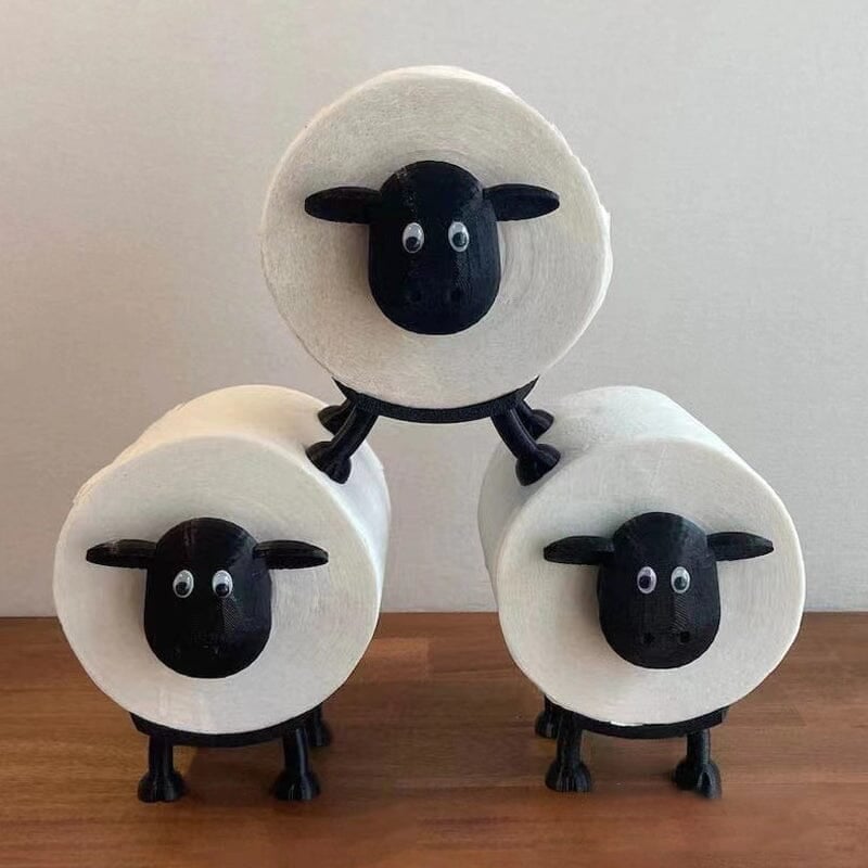 Transform Your Bathroom with Stylish Roller Sheep Decor
