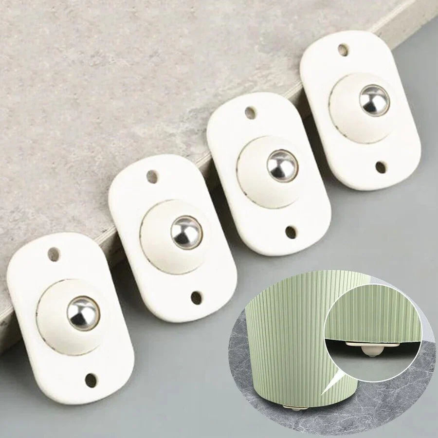 Self-Adhesive Furniture Gliders with Ball Bearings – Set of 8